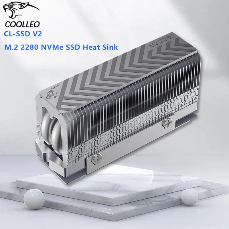 COOLLEO M.2 2280 NVMe SSD 濭, 2  Ʈ  SSD , 14.8W/mk  е 